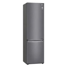 Объем 384 л | Холодильник LG с нижней морозильной камерой | Серый | DoorCooling⁺™ | Linear Inverter Compressor