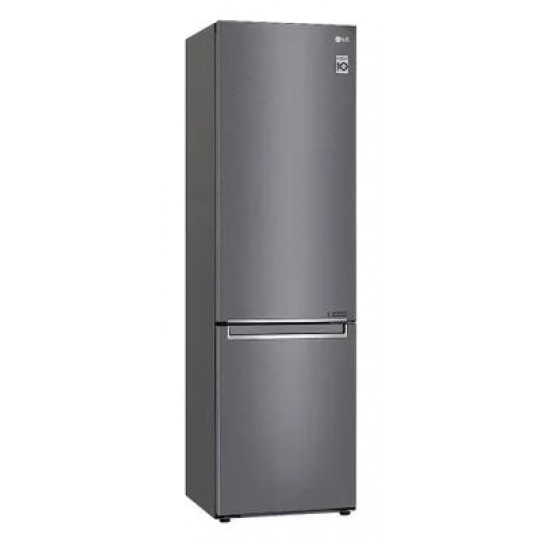 Объем 384 л | Холодильник LG с нижней морозильной камерой | Серый | DoorCooling⁺™ | Linear Inverter Compressor