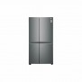 Холодильник LG GC-B257JLYV инверторный, Side by Side, темный графит, объемом 643л 