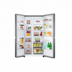 Холодильник LG GC-B257JLYV инверторный, Side by Side, темный графит, объемом 643л 